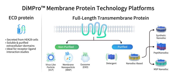 DIMPro membrane protein technology paltforms